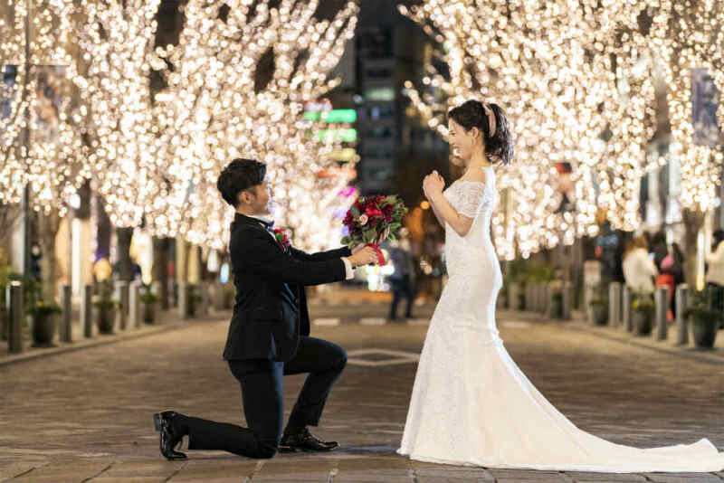 プロポーズ風ショット