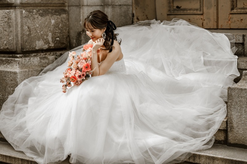 階段お座りショット♪