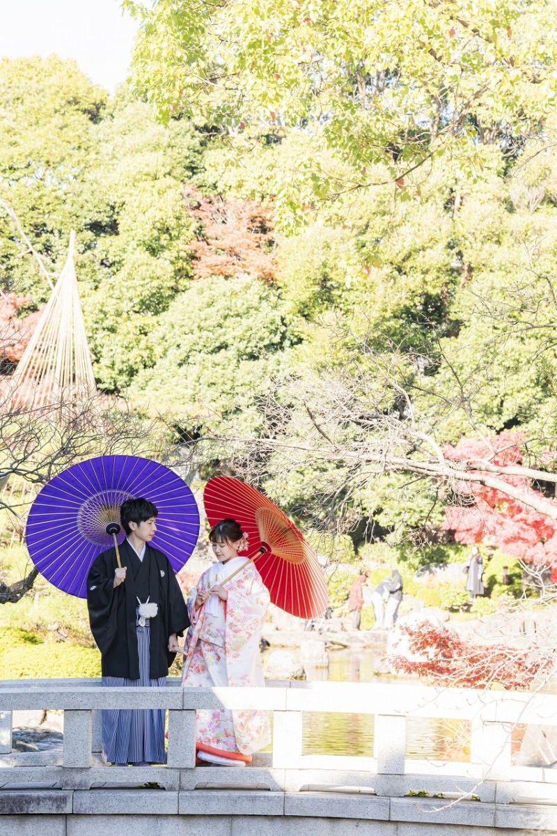 景色で更に華やいで♪