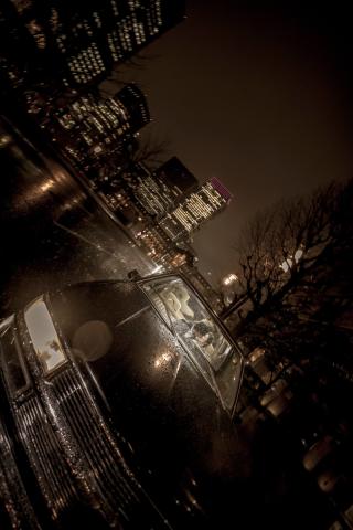 雨の中でアメ車と前撮り☆