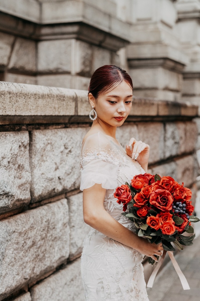 みなとみらいに合うウェディングブーケ☆