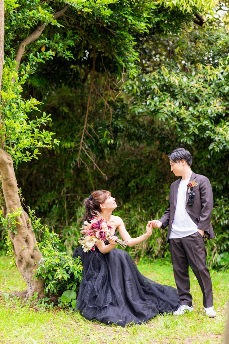 見つめ合うおふたり