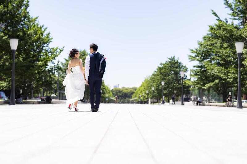 皇居側に向いていくと…☆