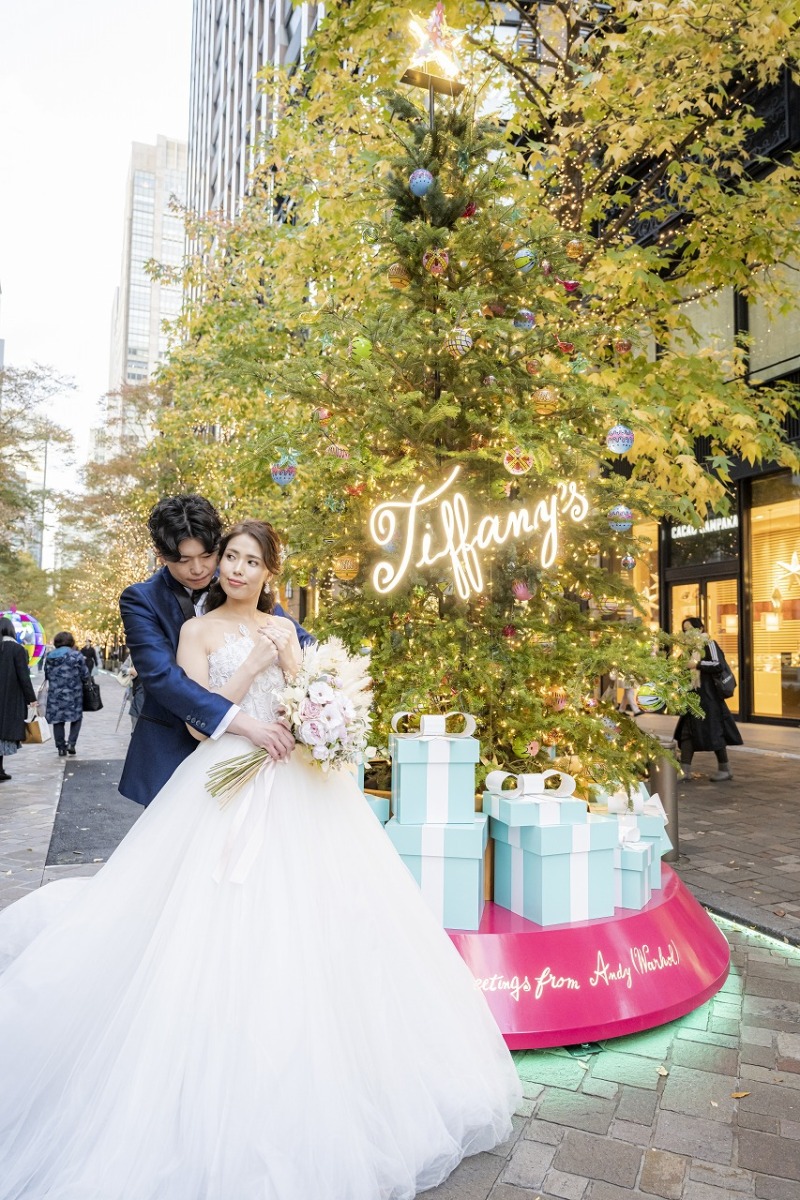 クリスマスツリーとバックハグ♡