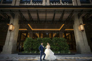 おふたりだけの華麗な前撮り撮影を東京駅、東京會舘で！