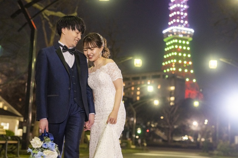 ご新郎様の肩に...♡