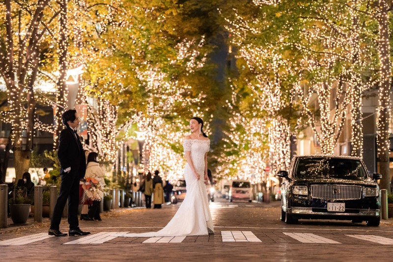 イルミネーション前撮り♡