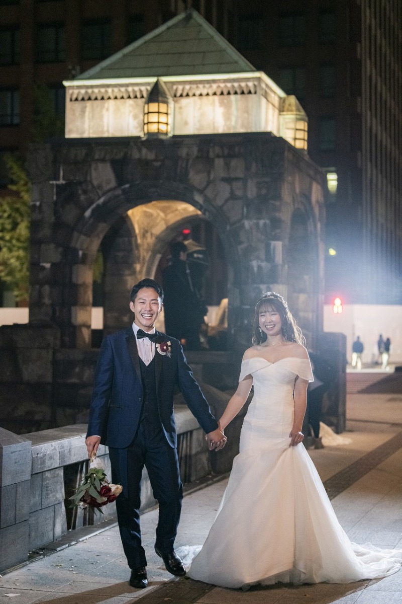 手つなぎショット