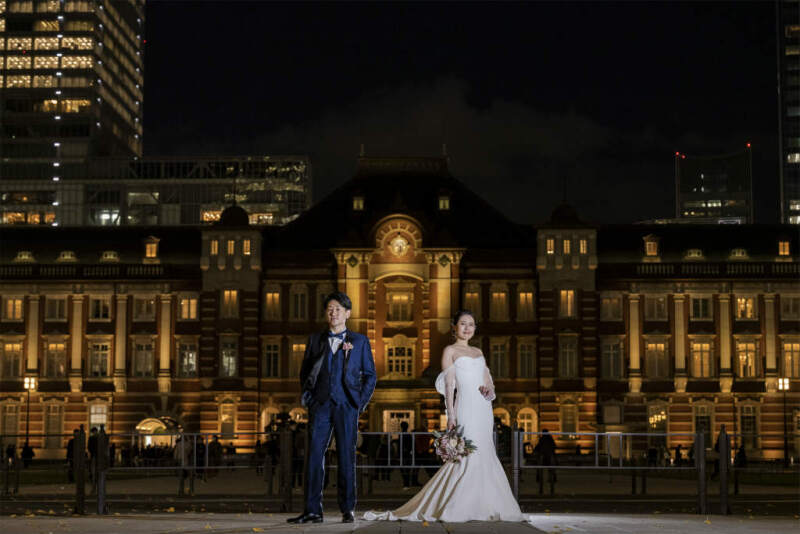 東京駅でセンターショット!