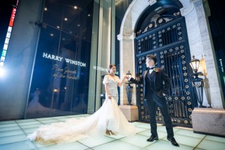 ティファニーやハリーウィンストンも！都内前撮りロケーションフォト♪