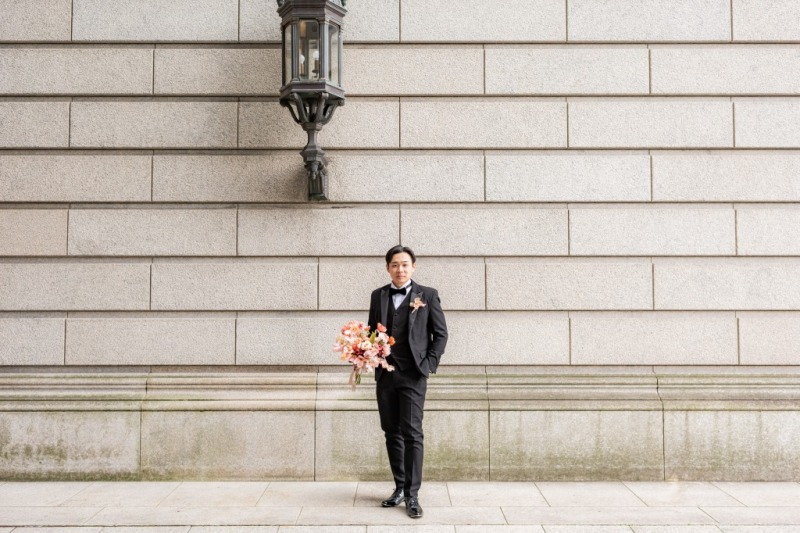 ご新郎様のソロショット