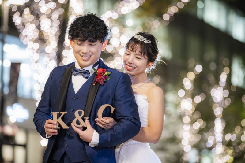 おふたりのイニシャルK＆C♡