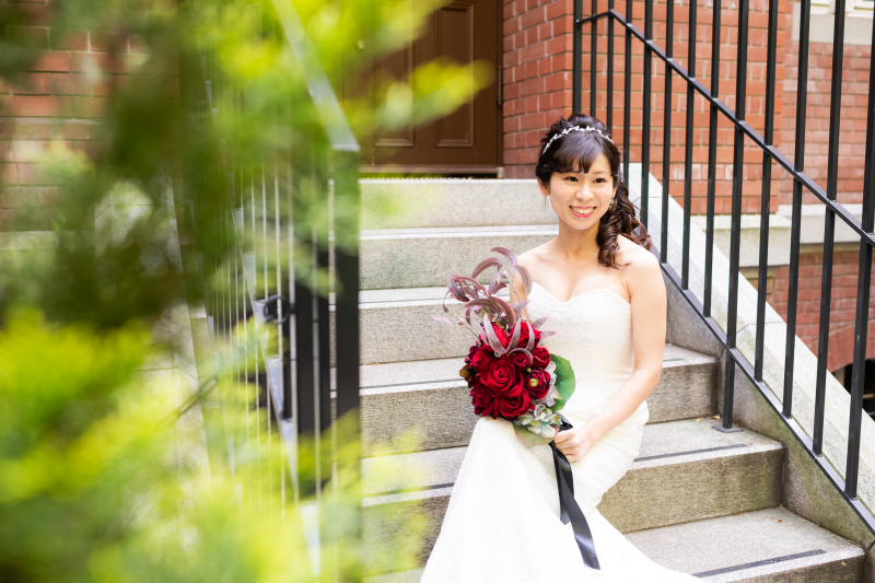 庭園で新緑と共に☆