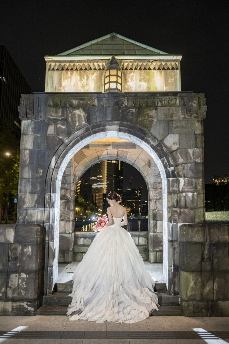 和田倉門でソロショット♪