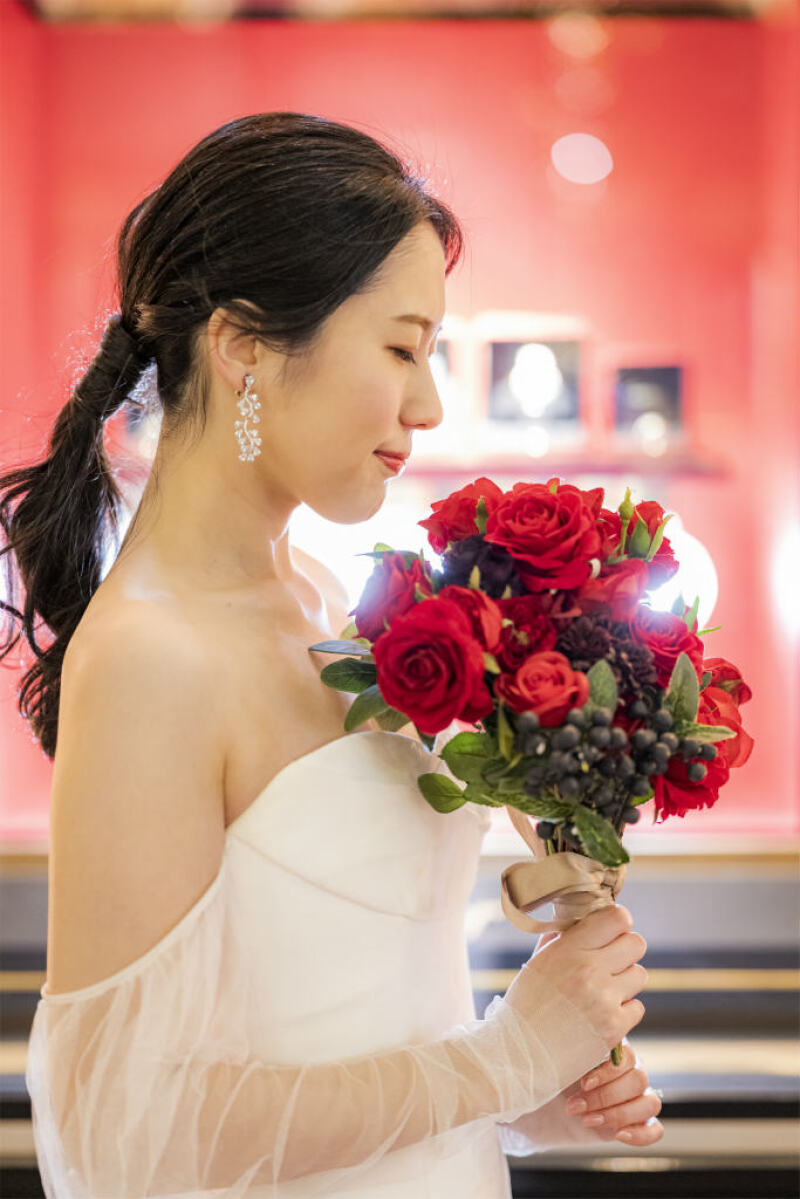 赤いバラのように