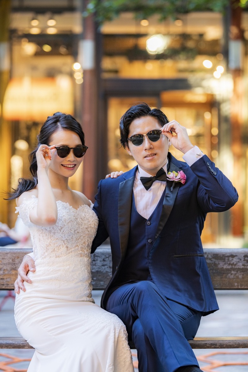 お気に入りのドレスでかっこよくオシャレに撮影