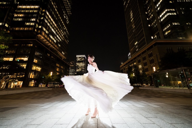 こんなに美しい天女ショットはこのドレスだけ☆