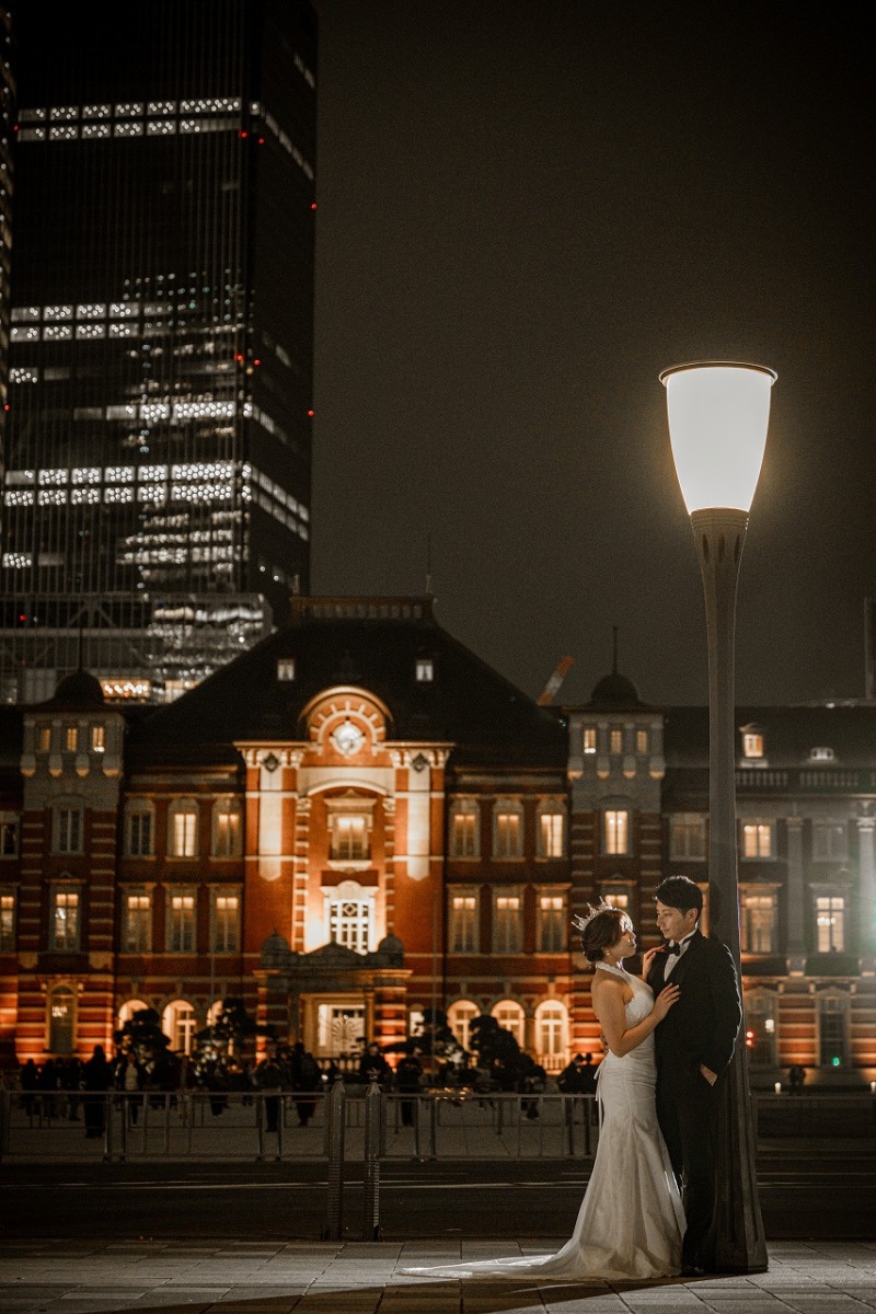 東京駅ナイトフォトで描く大人の雰囲気