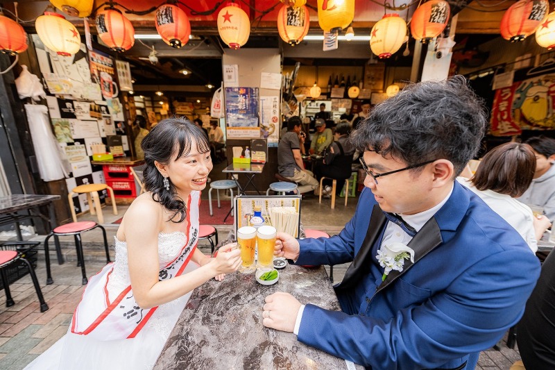 まずは乾杯ショットからスタート♪