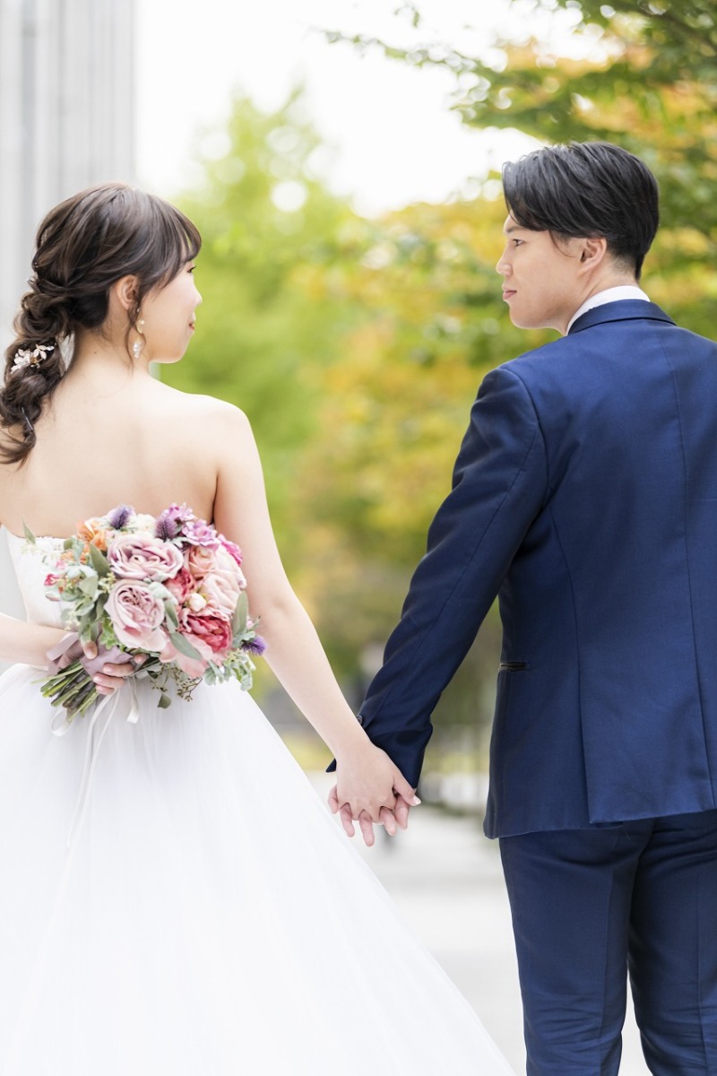 手つなぎショット