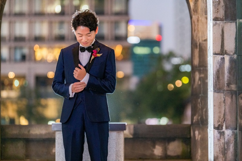 ご新郎様ソロショット