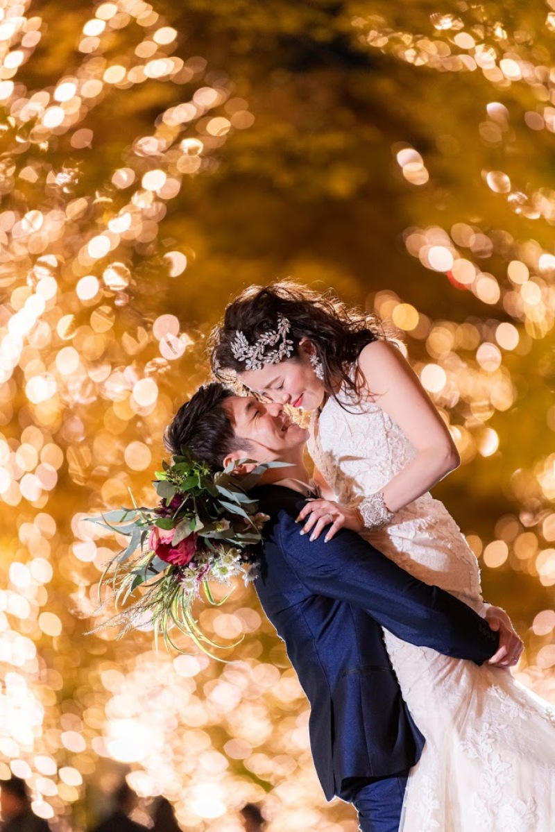 イルミネーション×抱っこ☆