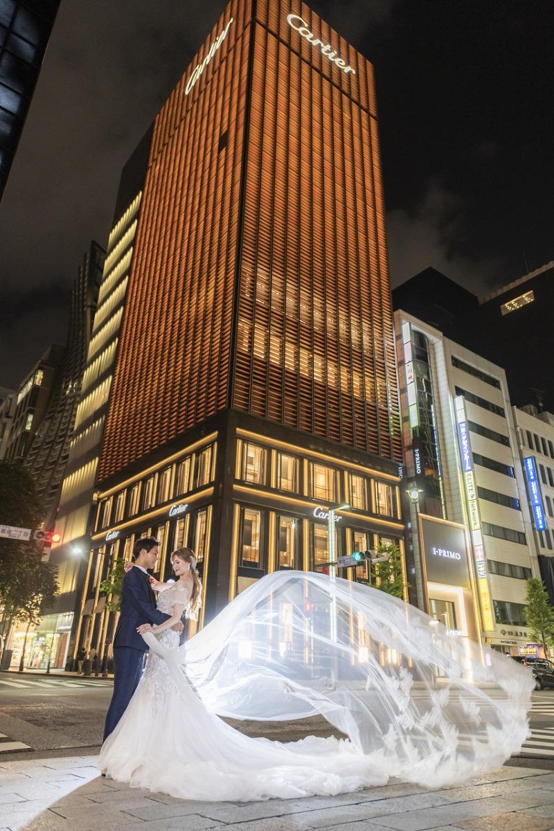 カルティエ前でベールショット！