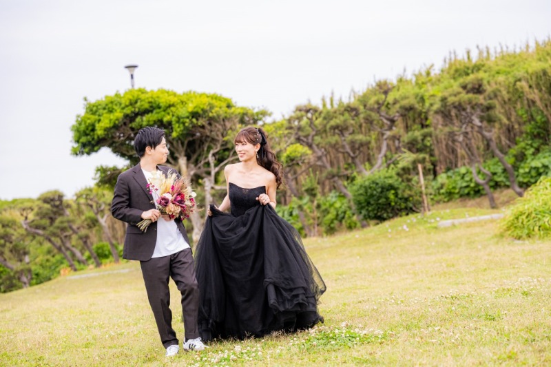 まずは城ヶ島の草原からスタート♪