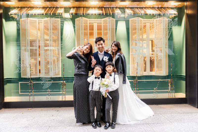 家族でも楽しく前撮り☆③