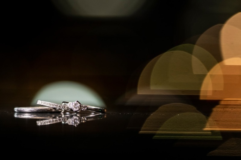 指輪ショット☆