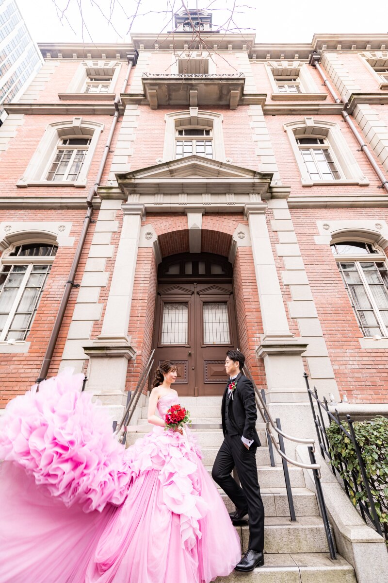 カラードレスで♡