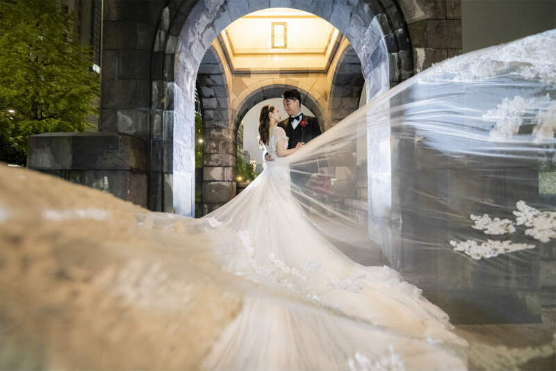 ベールを使って