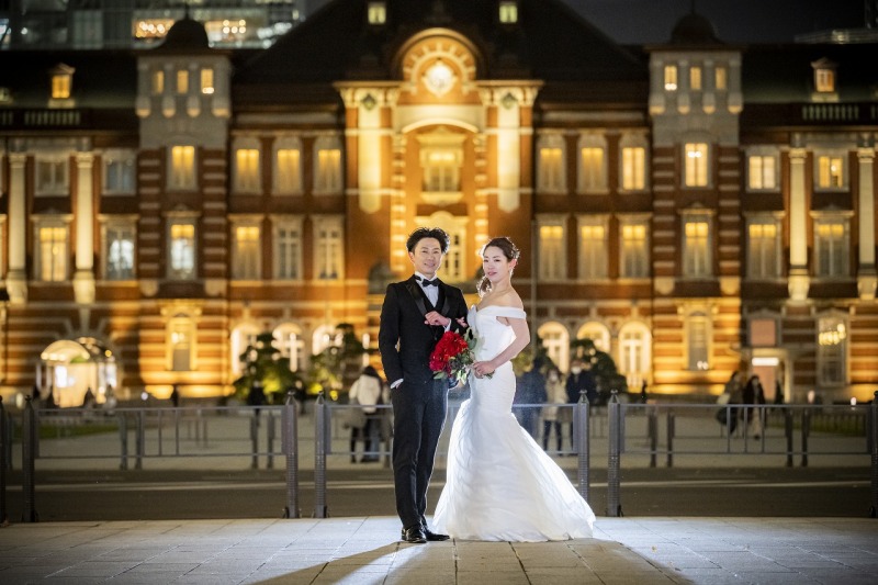 東京駅前で王道センターショット☆
