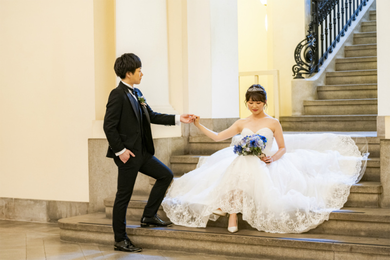 お手を取って、エスコートショット♡