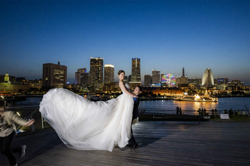 横浜で叶える華やかな前撮りフォト☆