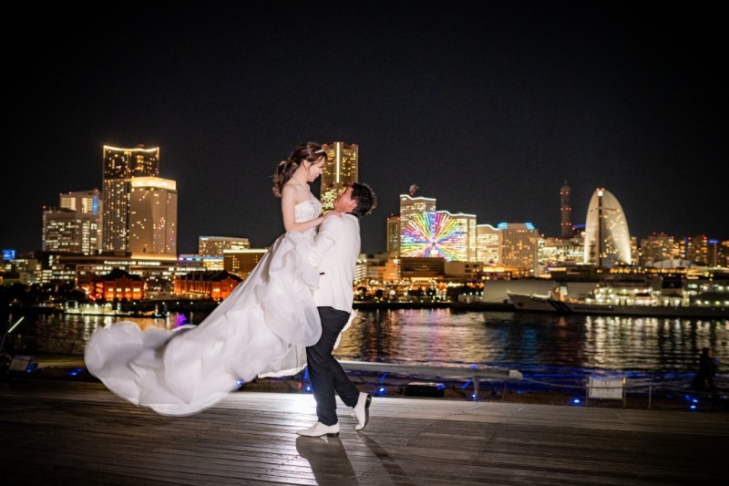 虹色と抱っこショット♪