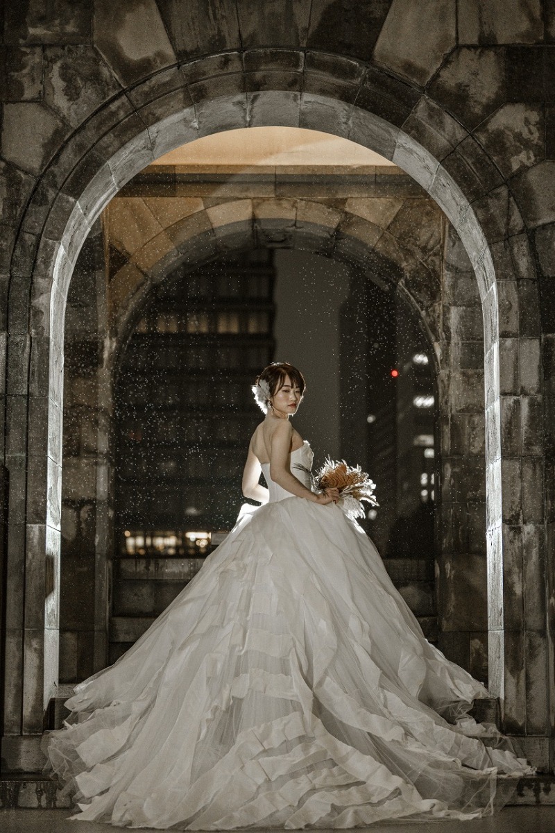 和田倉門でクールなバックショットを