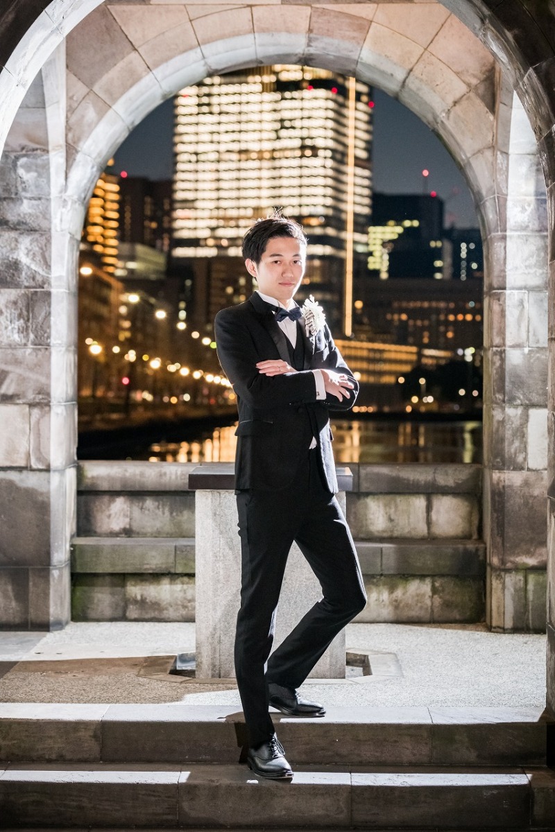 丸の内の夜景＆ご新郎様☆