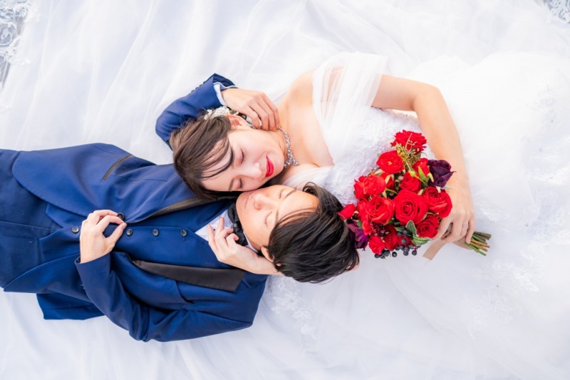 ドレスに包まれたおふたり…♡