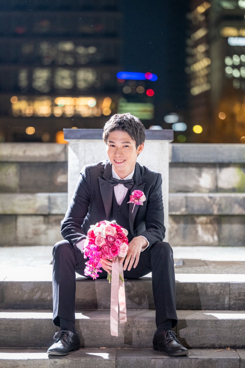 ご新郎様ソロショット