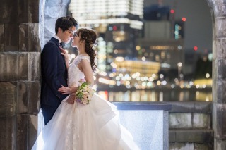 和田倉門と東京の夜景を…