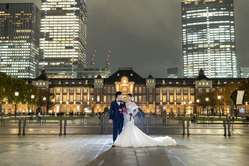 東京駅から撮影スタート