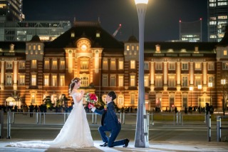 東京駅周辺ロケーションで特別な前撮り写真を♪