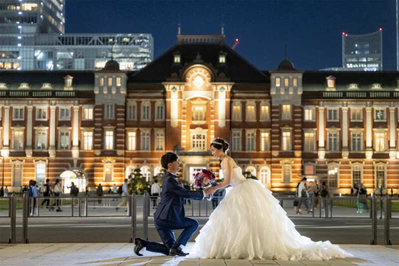 ロマンティックなプロポーズショット♡