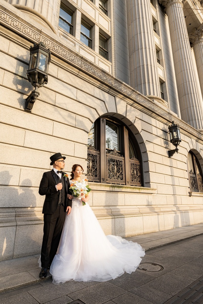 安田生命ビル近くで