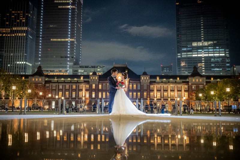 東京駅で王道センターショット！
