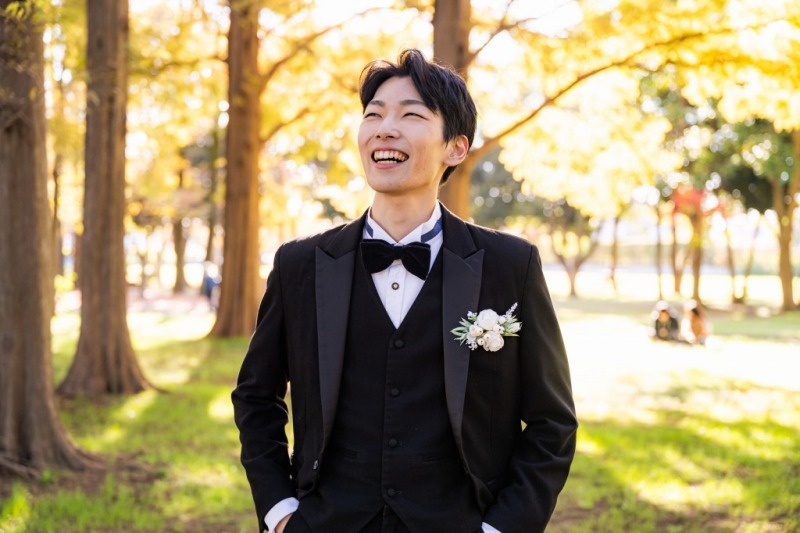 次にご新郎様ショット！