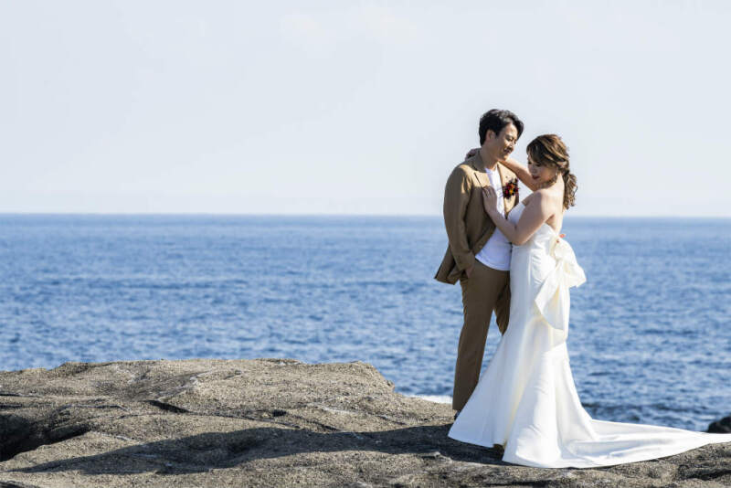 海辺から大都会の夜景まで！フォトウェディングを丸一日♪