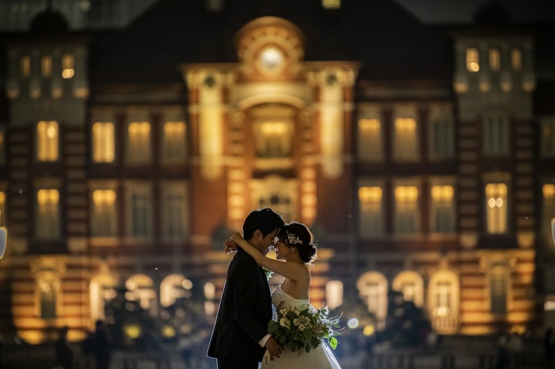 東京駅ライトアップ☆