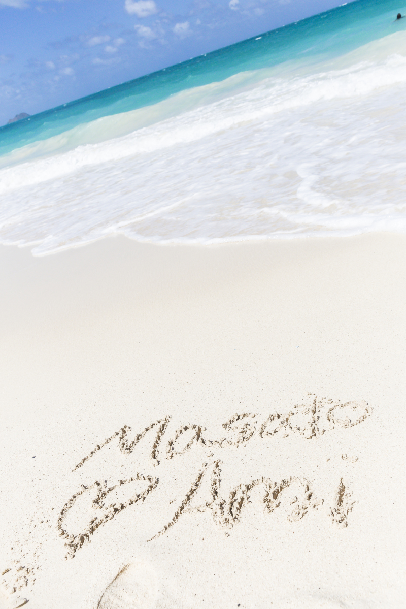 白い砂浜に青い海☆